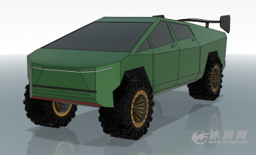 玩具卡車設(shè)計(jì)模型圖的計(jì)算機(jī)軟件設(shè)計(jì)
